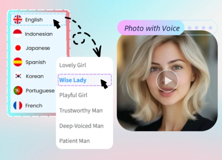 Talking Photo AI with Custom Voices